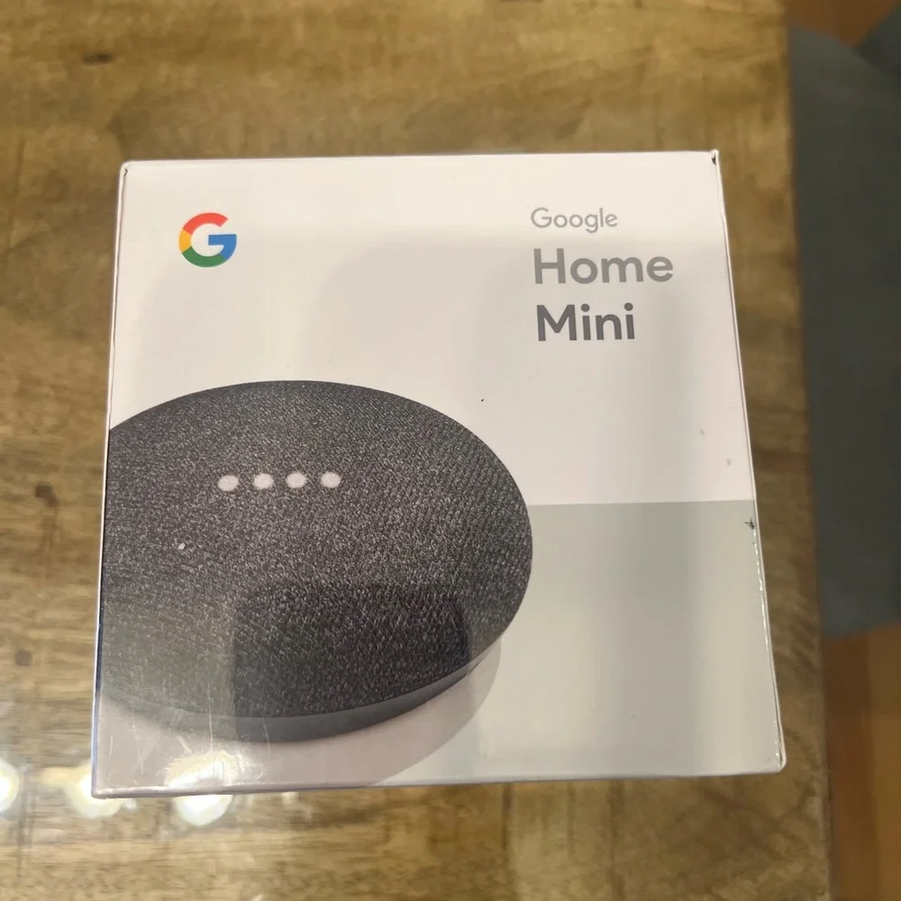 google Home Mini Smart Speaker - Charcoal Black